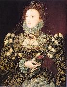 Nicholas Hilliard Elizabeth I, the Spain oil painting artist